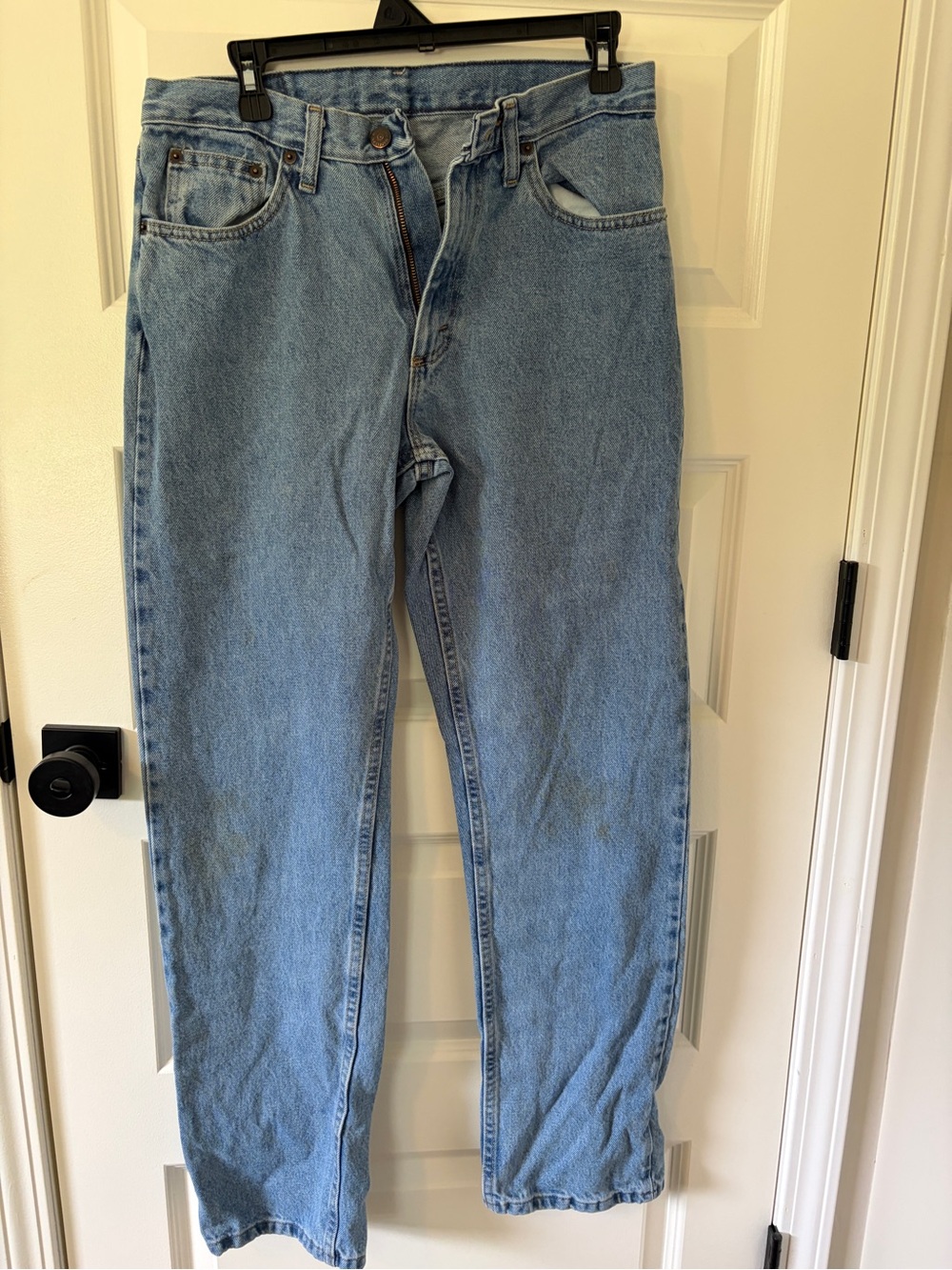 Magellan Outdoors Light Blue Relaxed Fit Men's Jeans